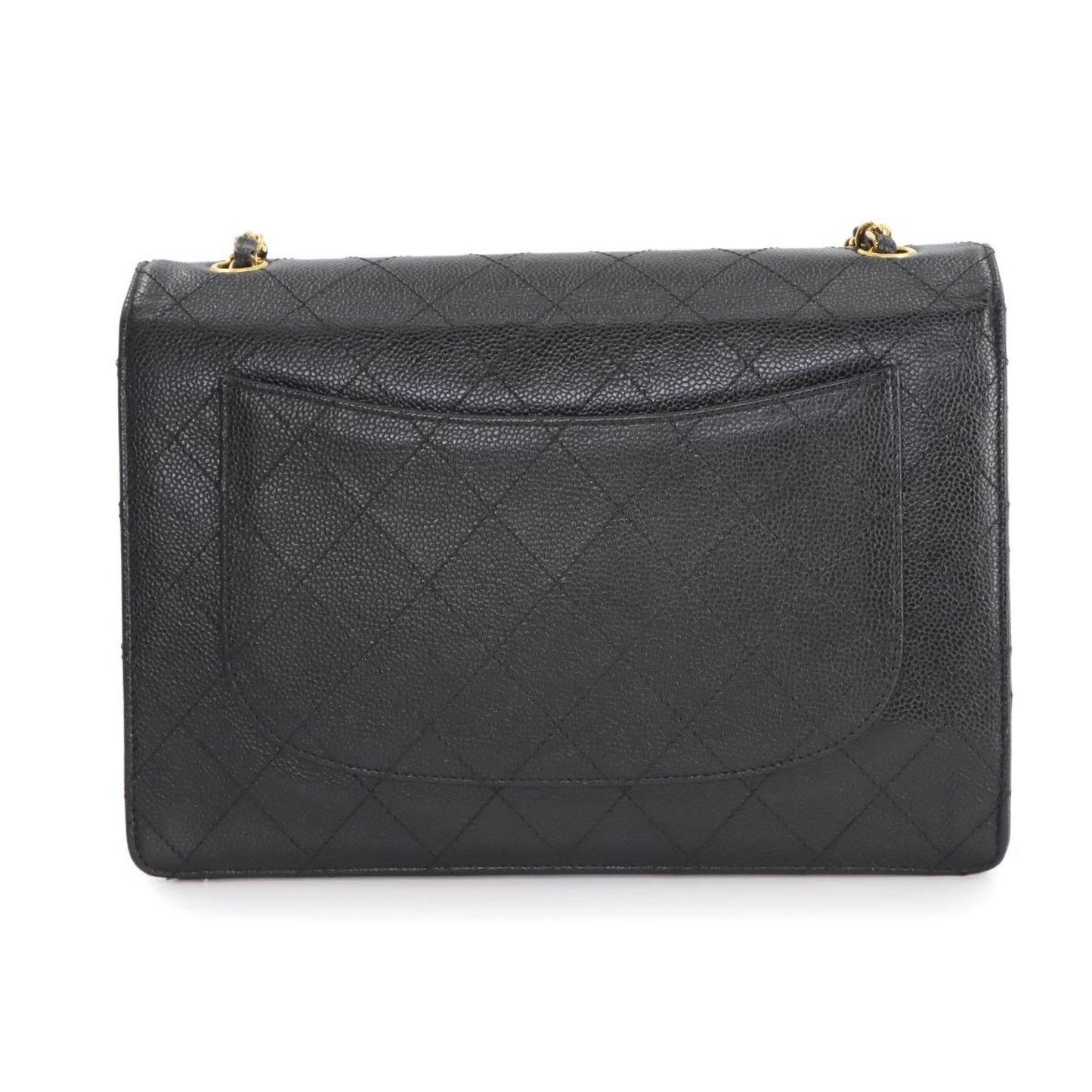 Chanel Calfskin Black Shoulder Bags