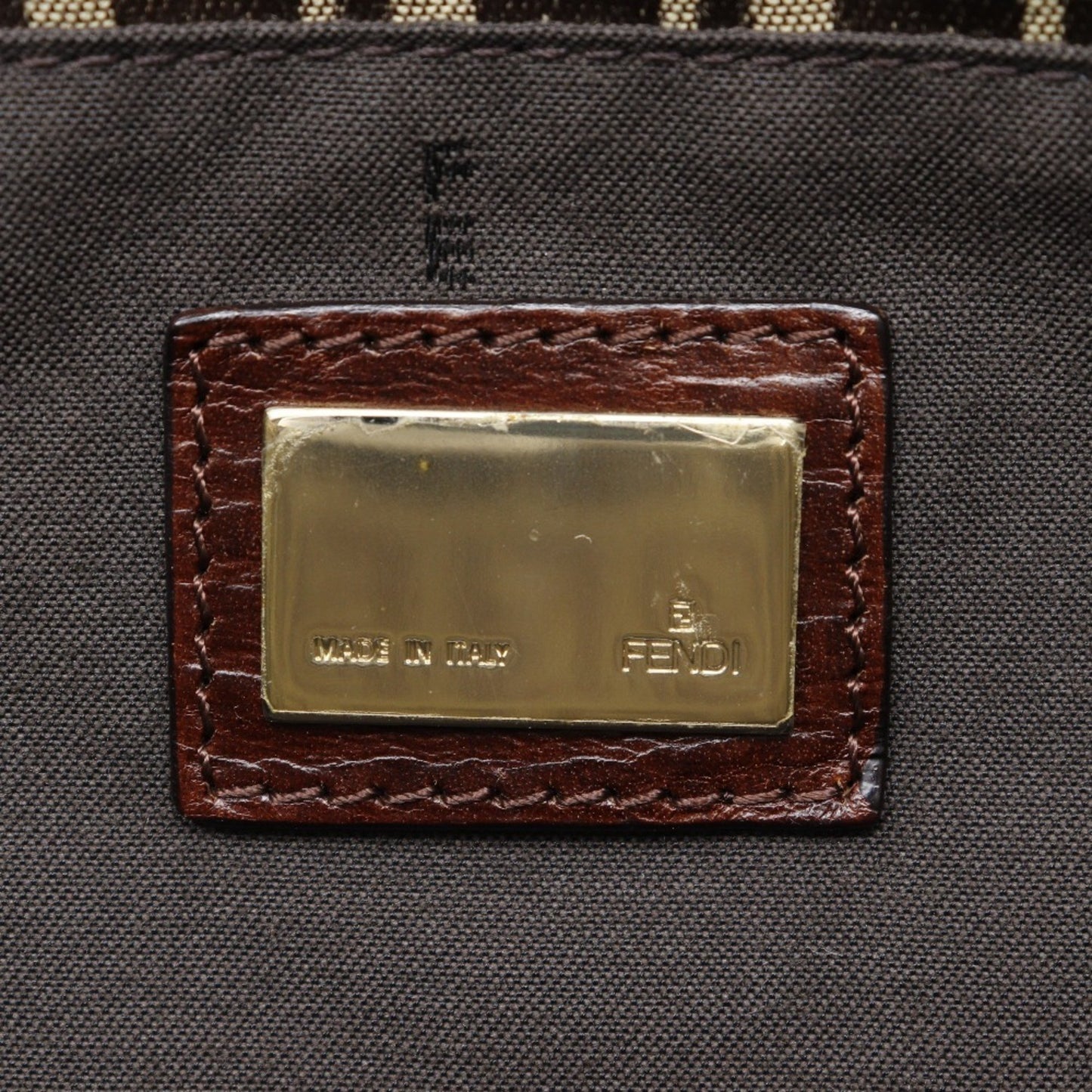 Fendi Nylon Brown Handbags