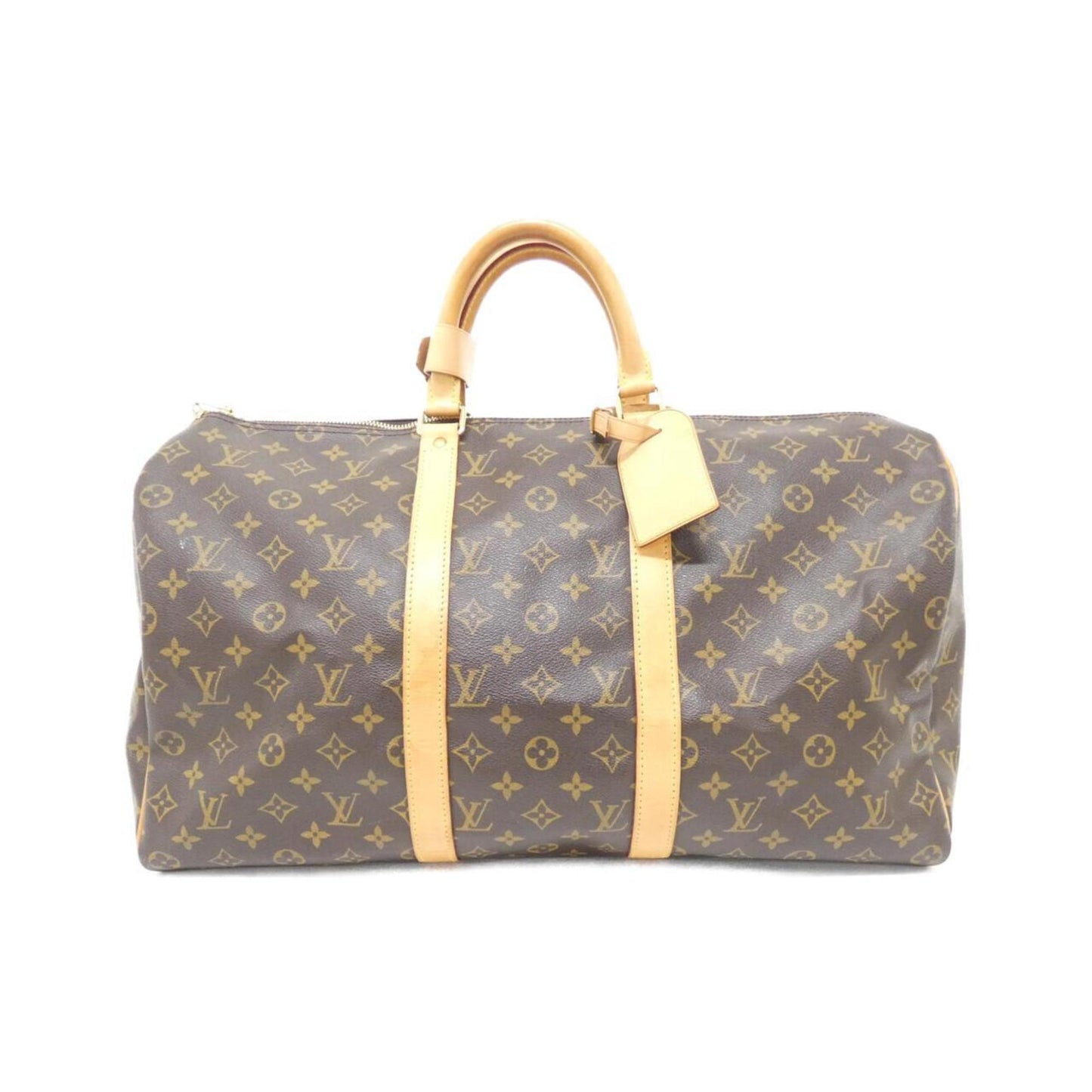 Louis Vuitton Coated Canvas Brown Travel Bags