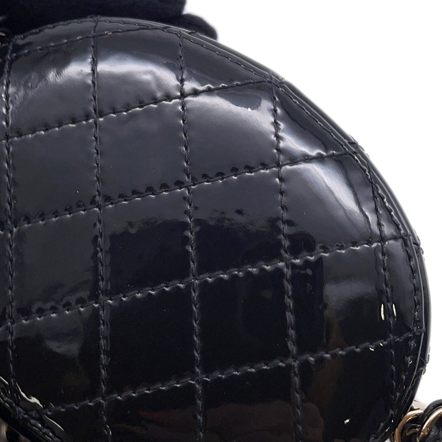 Chanel Patent Black Shoulder Bags