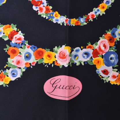 Gucci Silk Blue Scarves