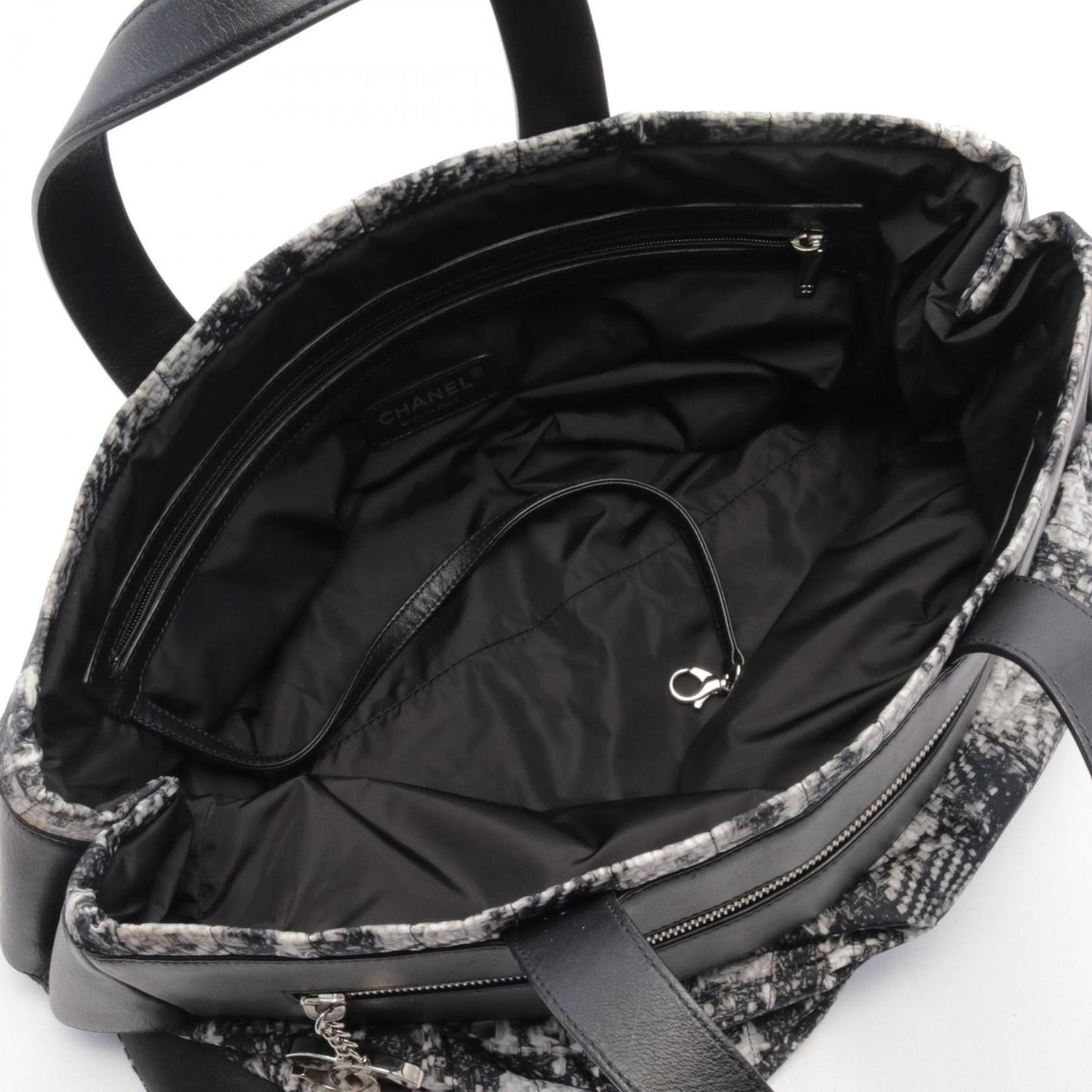 Chanel Nylon Black Handbags