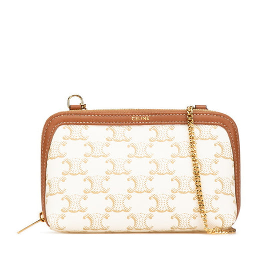 Celine Pvc Brown Shoulder Bags