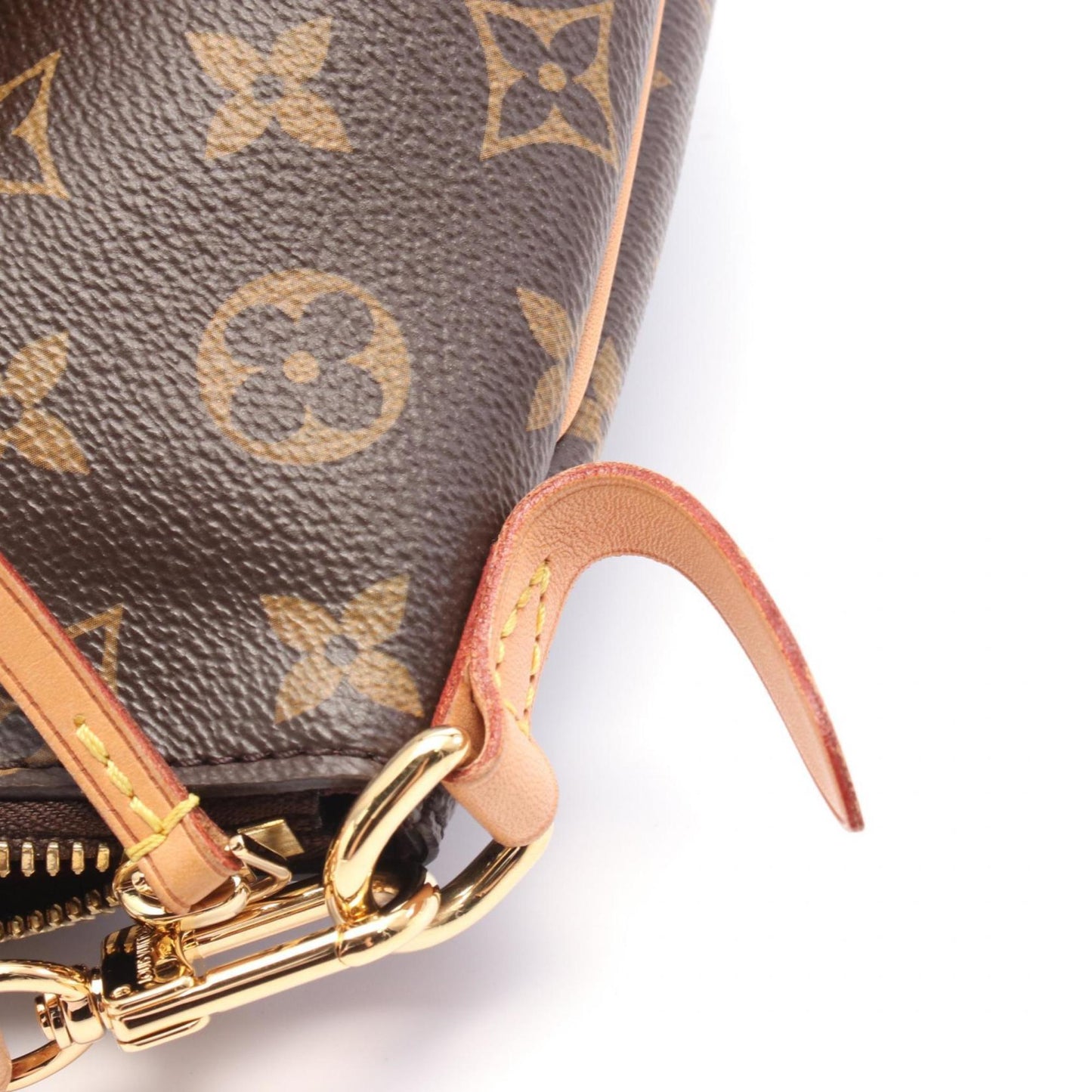 Louis Vuitton Coated Canvas Brown Handbags