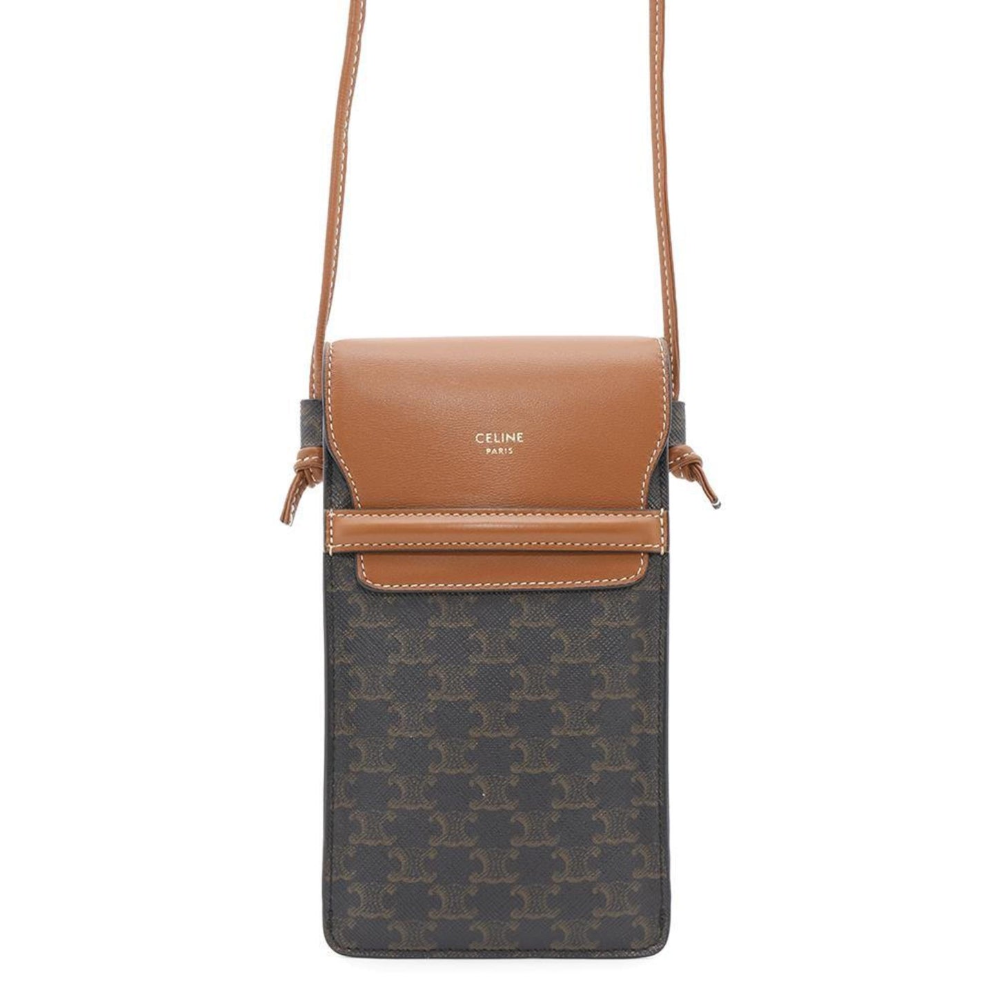 Celine Canvas Brown Small Bags