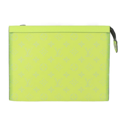 Louis Vuitton Monogram Canvas Yellow Clutch Bags