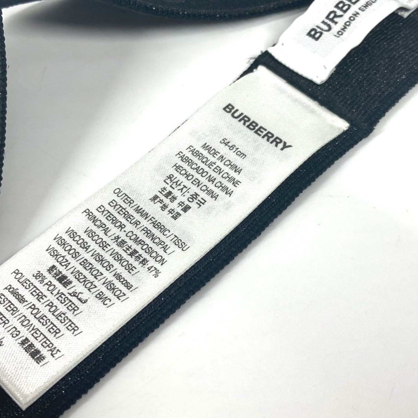 Burberry Nylon Black Hats