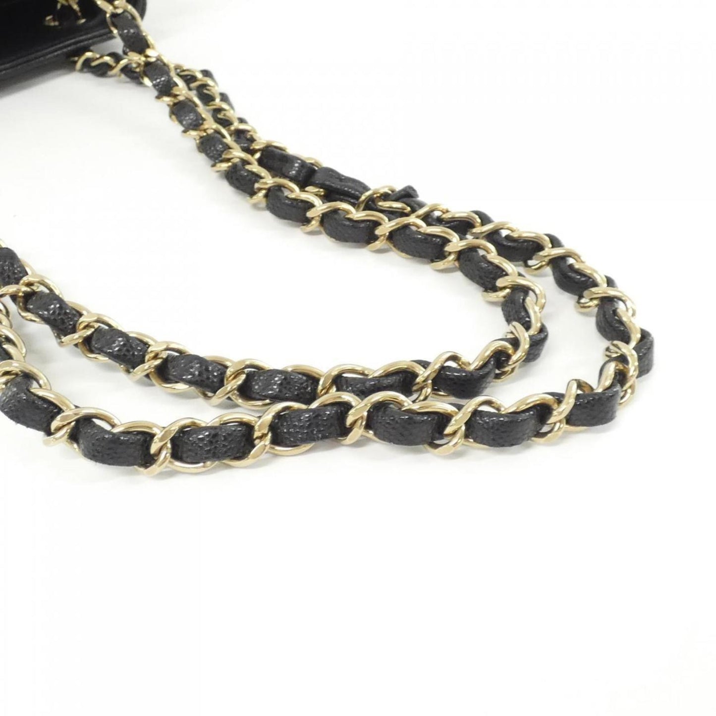 Chanel Calfskin Black Shoulder Bags