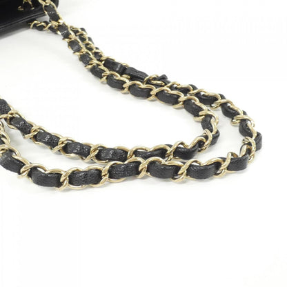 Chanel Calfskin Black Shoulder Bags
