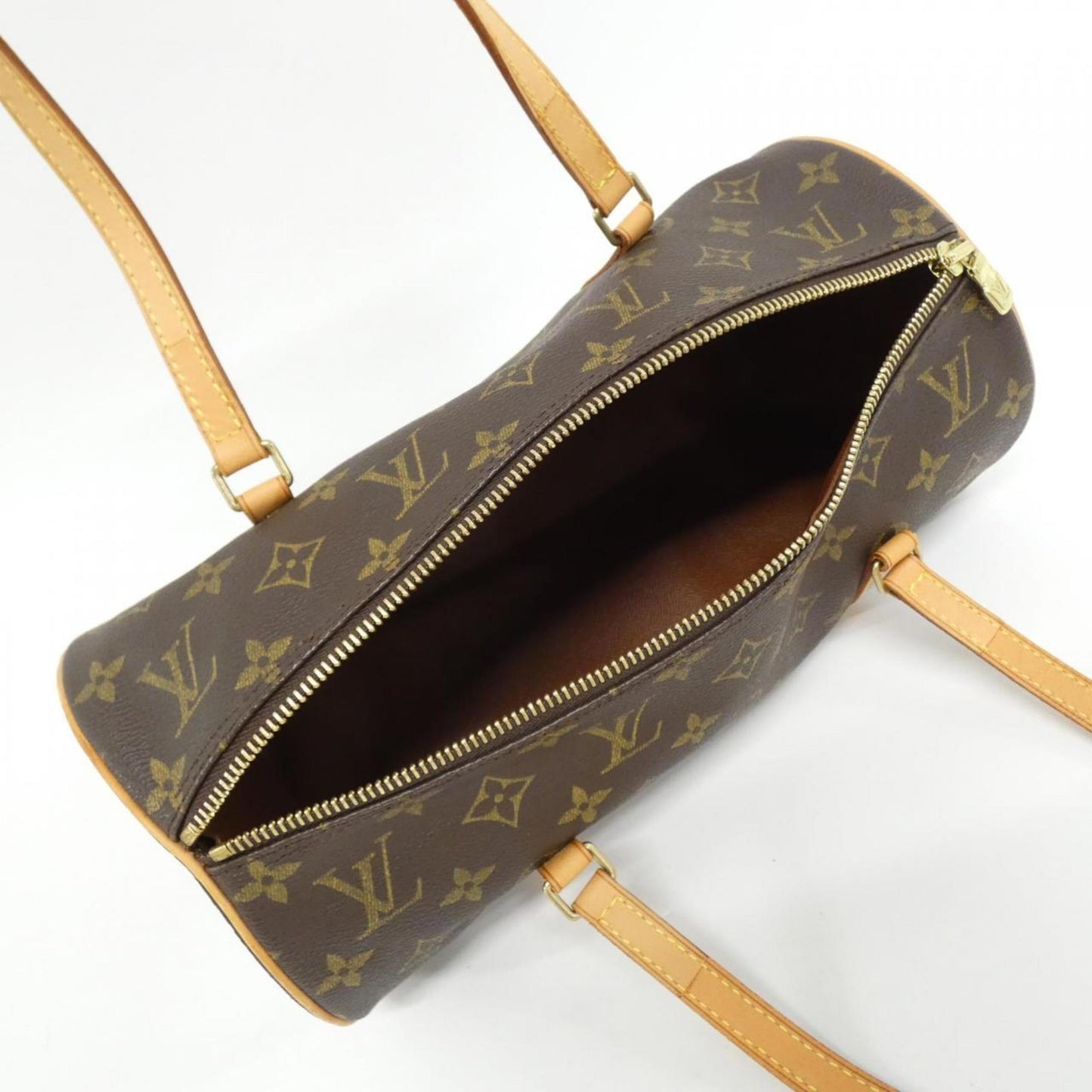 Louis Vuitton Coated Canvas Brown Handbags