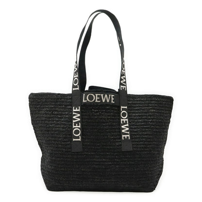 Loewe Woven Fabric Black Shoulder Bags