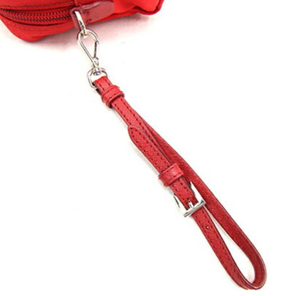 Prada Nylon Red Clutch Bags