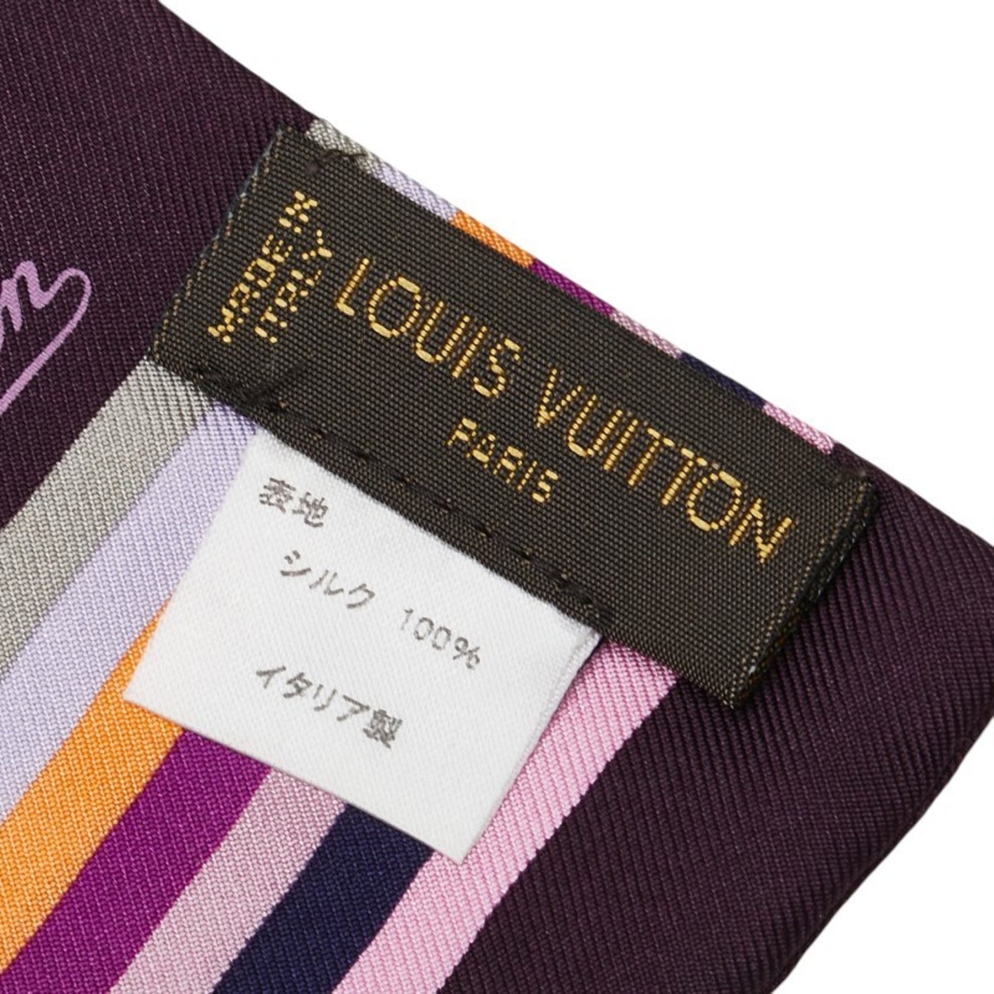 Louis Vuitton Silk Purple Scarves
