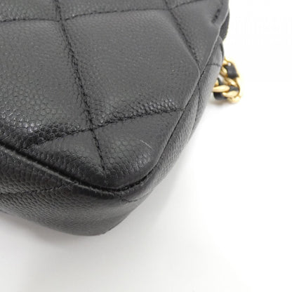 Chanel Calfskin Black Shoulder Bags