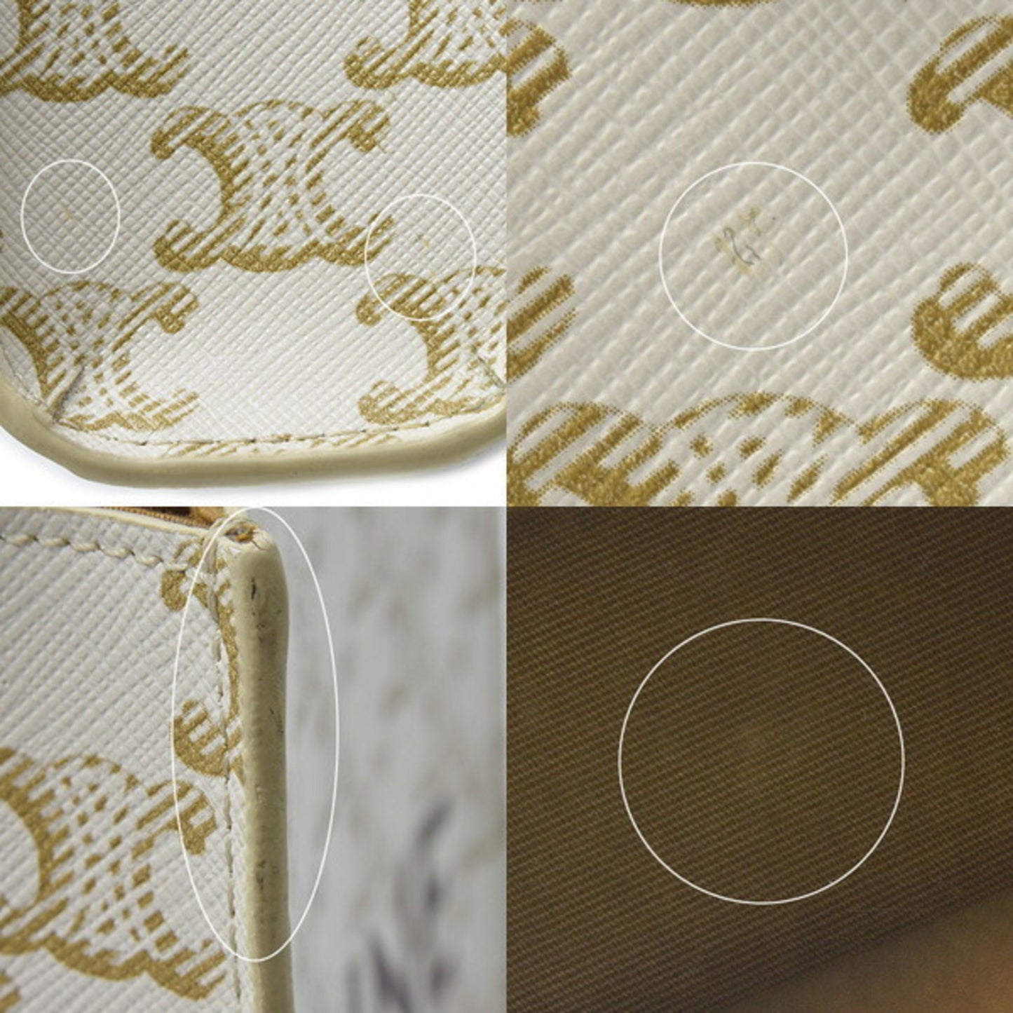 Celine Pvc Brown Handbags