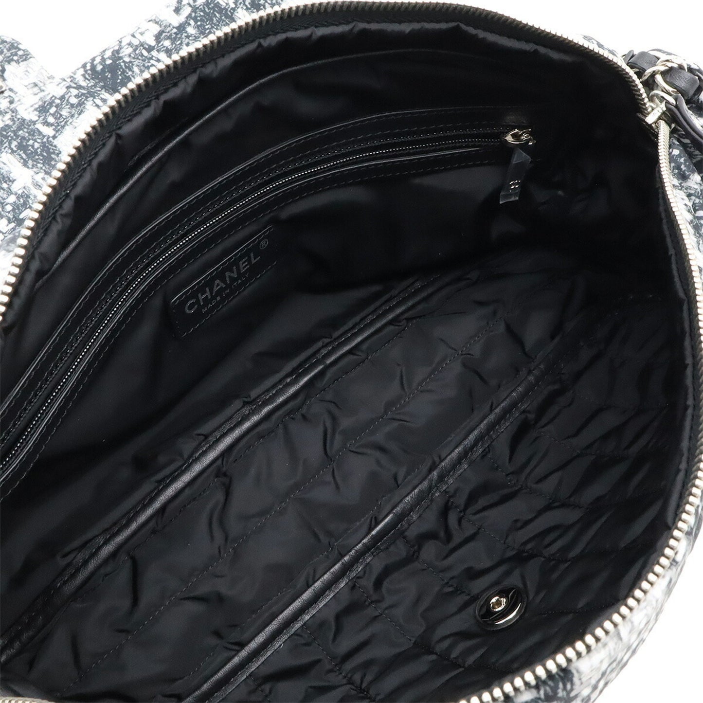 Chanel Nylon Black Shoulder Bags