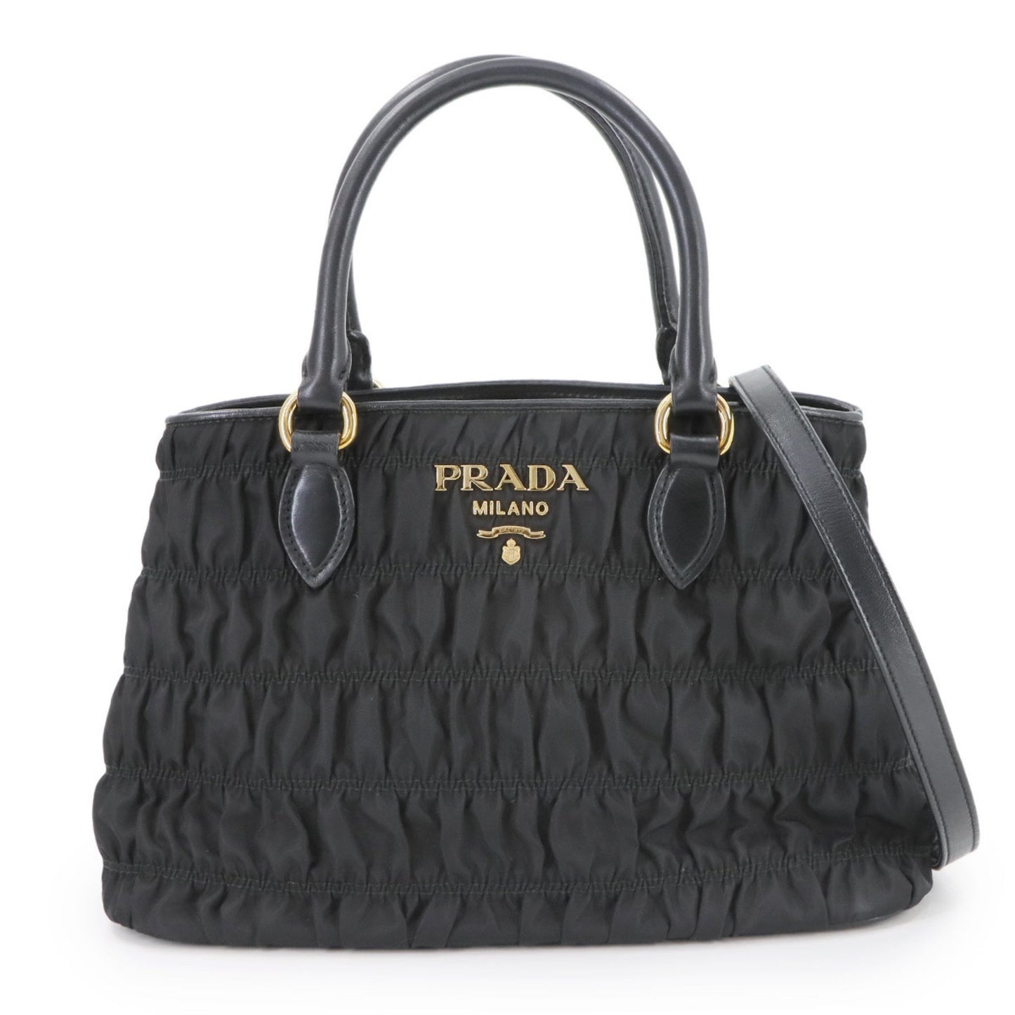 Prada Nylon Black Handbags