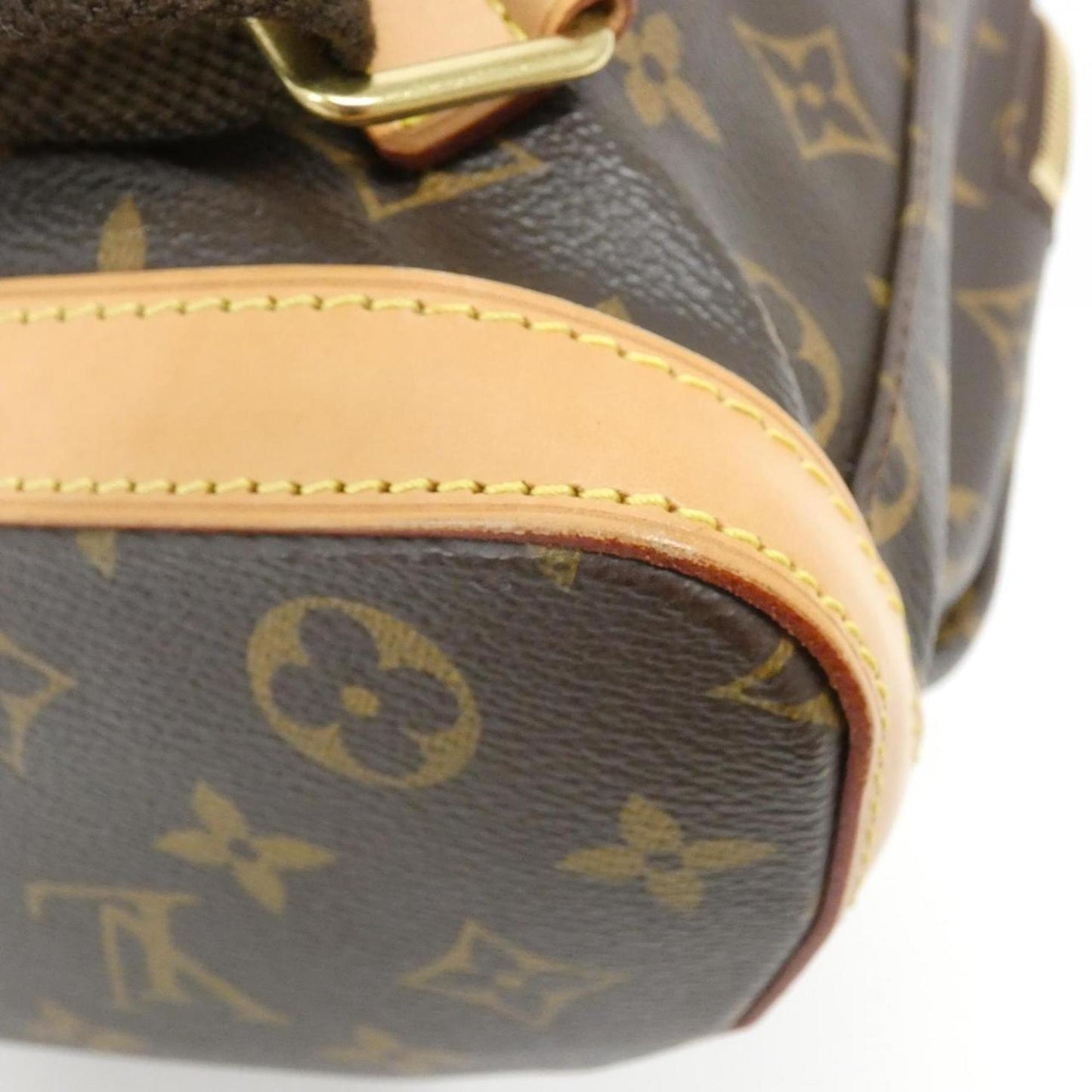 Louis Vuitton Coated Canvas Brown Backpacks
