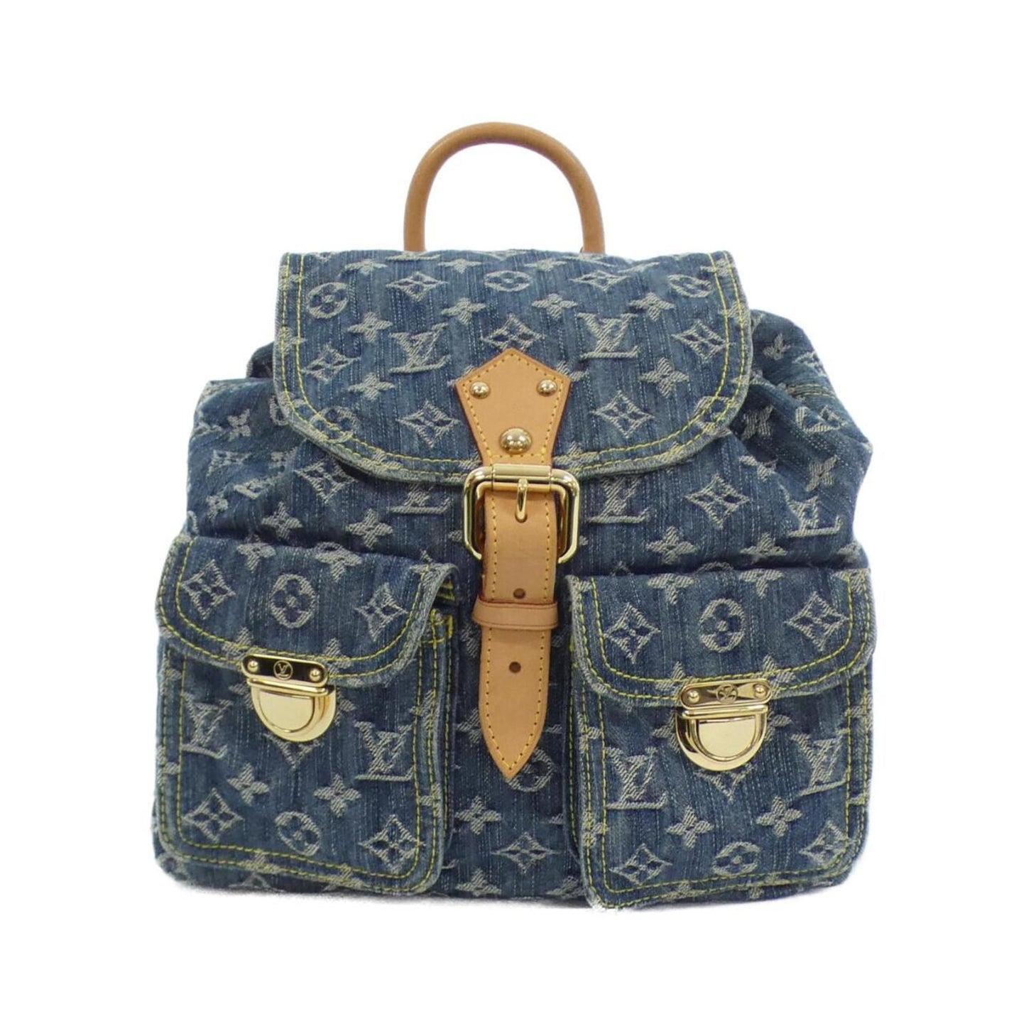 Louis Vuitton Denim Blue Backpacks