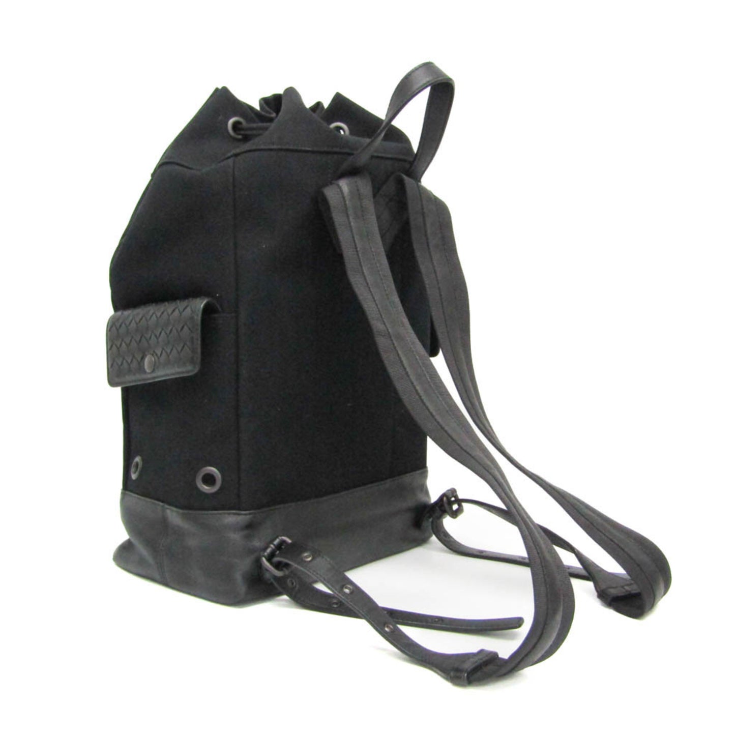 Bottega Veneta Canvas Black Backpacks