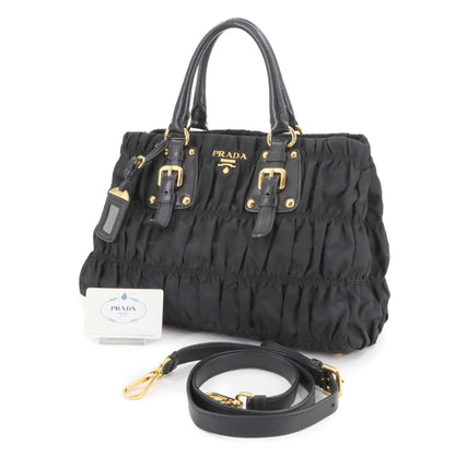 Prada Nylon Black Handbags