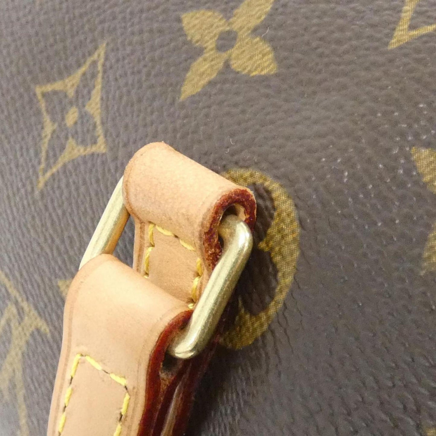 Louis Vuitton Coated Canvas Brown Handbags