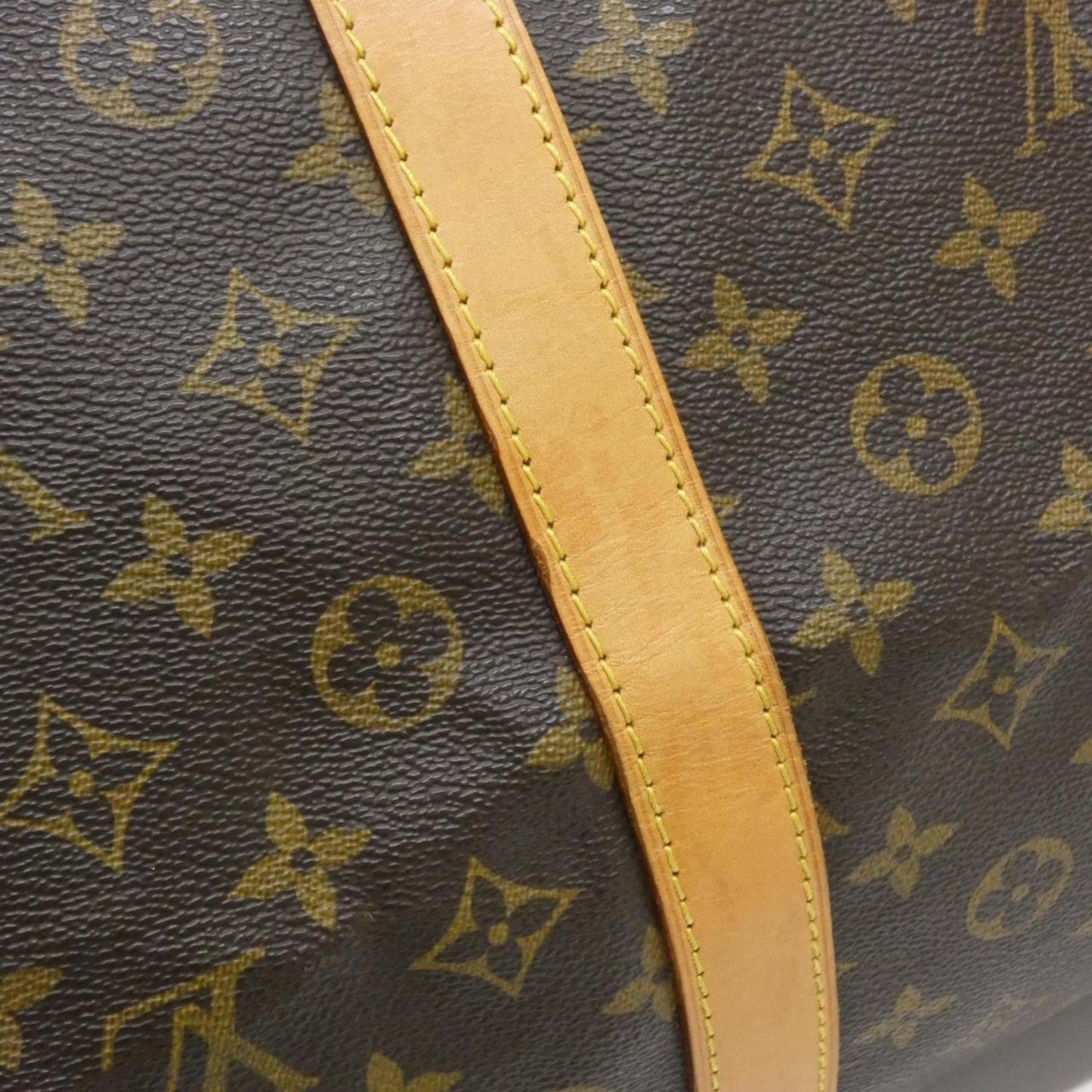 Louis Vuitton Coated Canvas Brown Travel Bags