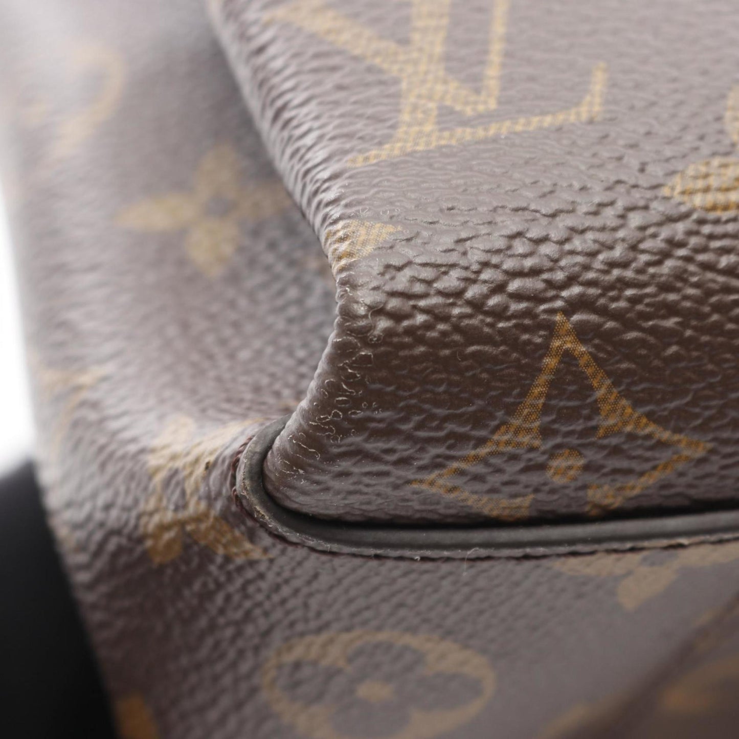 Louis Vuitton Coated Canvas Brown Handbags