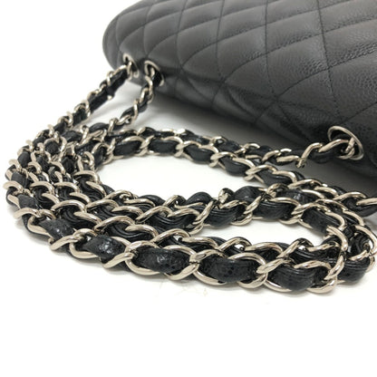 Chanel Calfskin Black Shoulder Bags