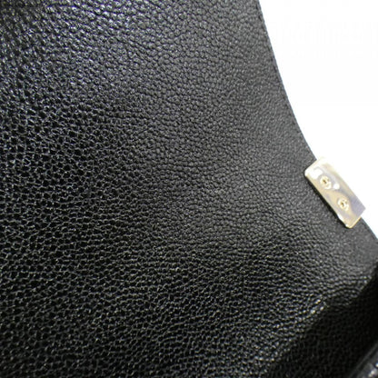 Chanel Calfskin Black Shoulder Bags