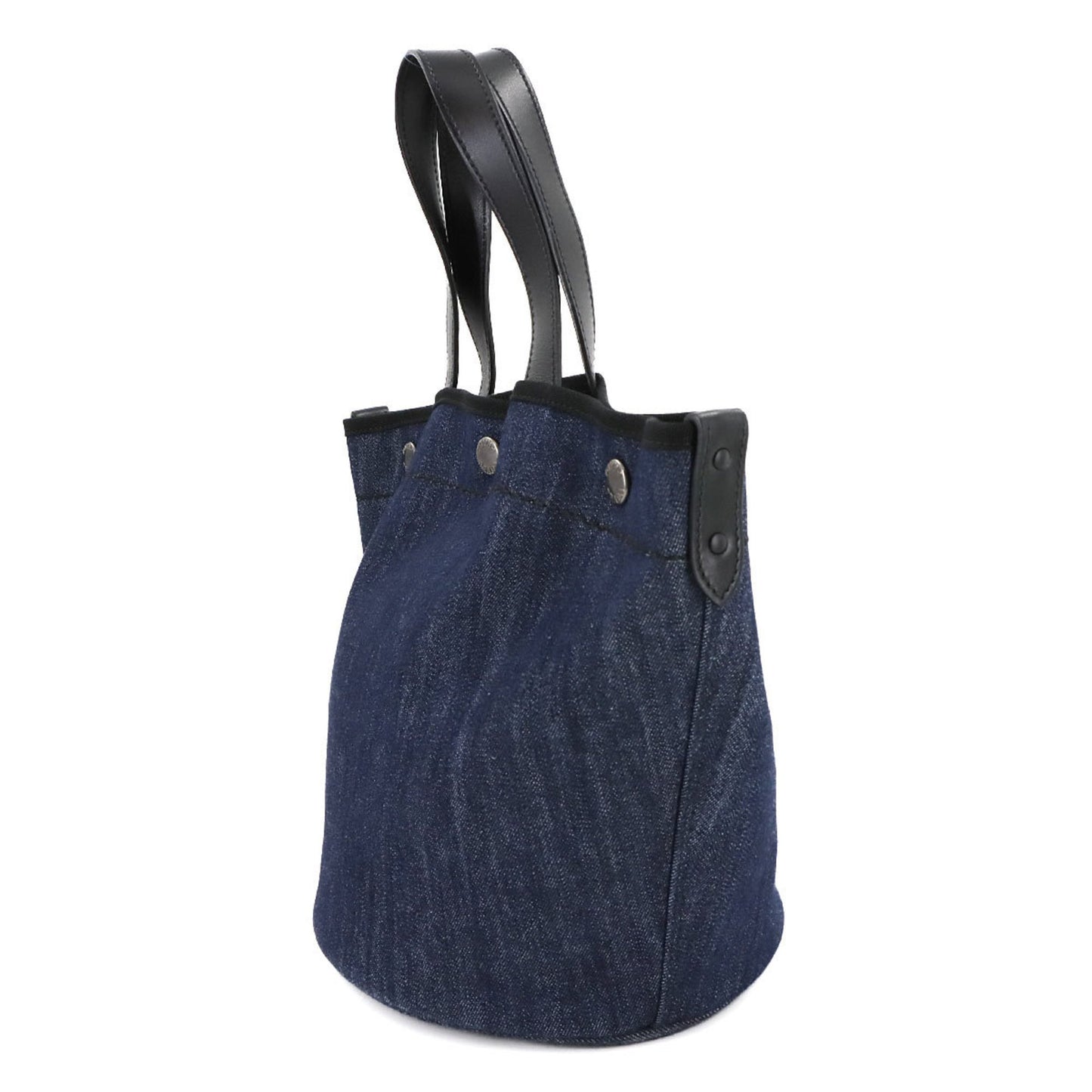 Prada Denim Black Shoulder Bags