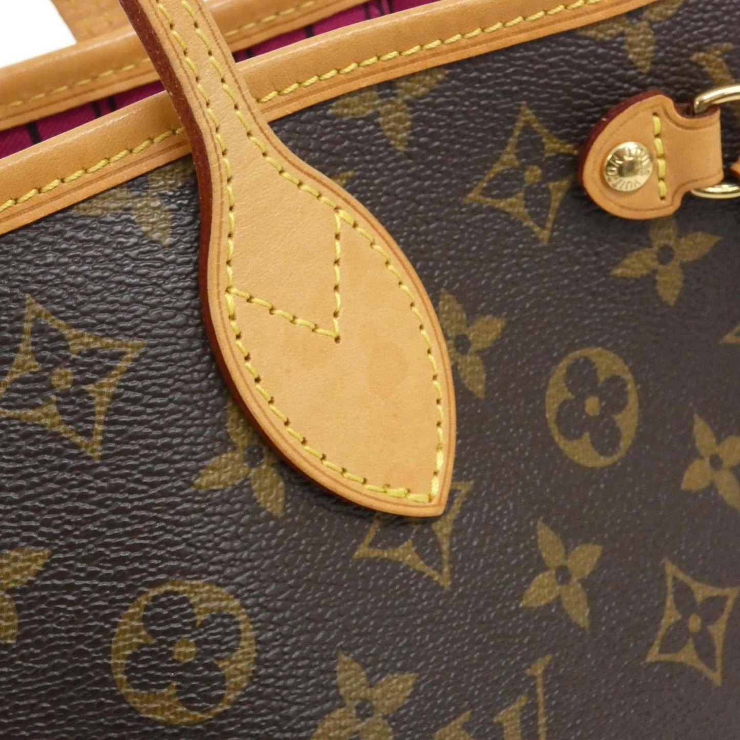 Louis Vuitton Coated Canvas Brown Handbags