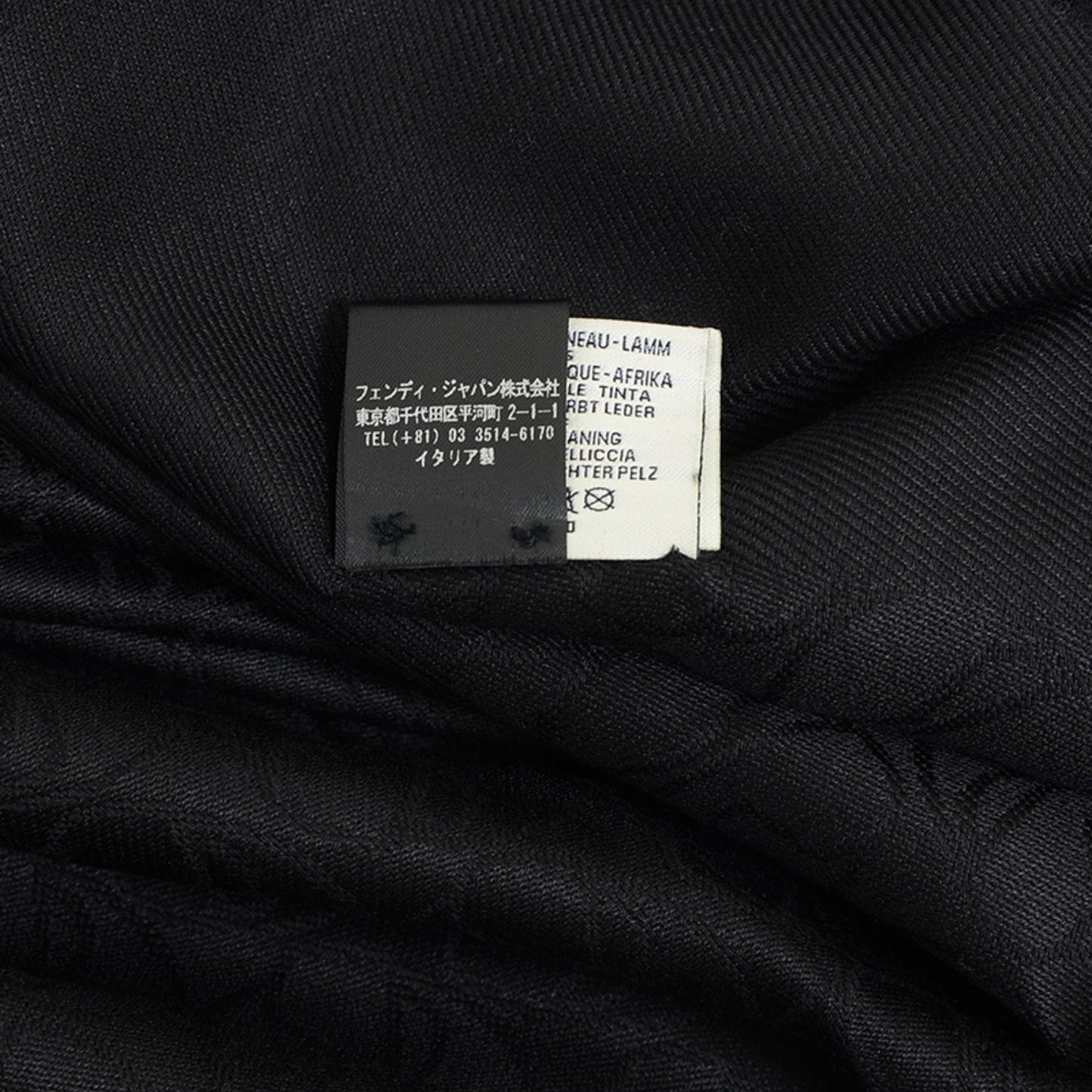 Fendi Silk Black Scarves