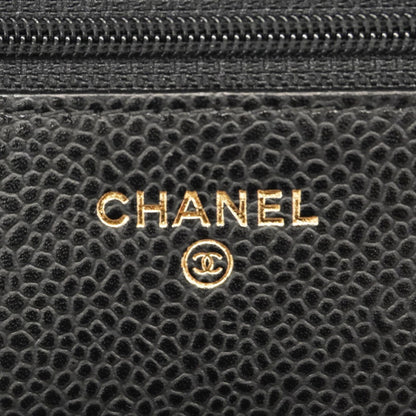 Chanel Calfskin Black Shoulder Bags