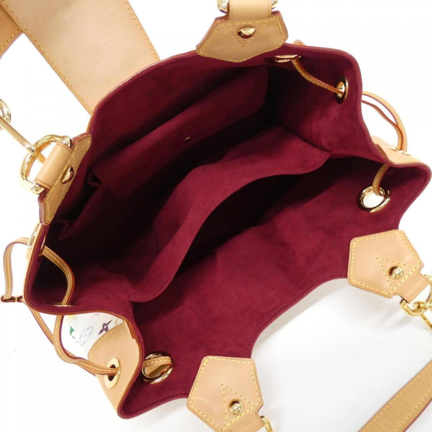 Louis Vuitton Coated Canvas White Shoulder Bags