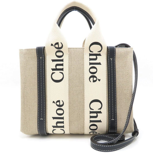 Chloé Linen Blue Handbags