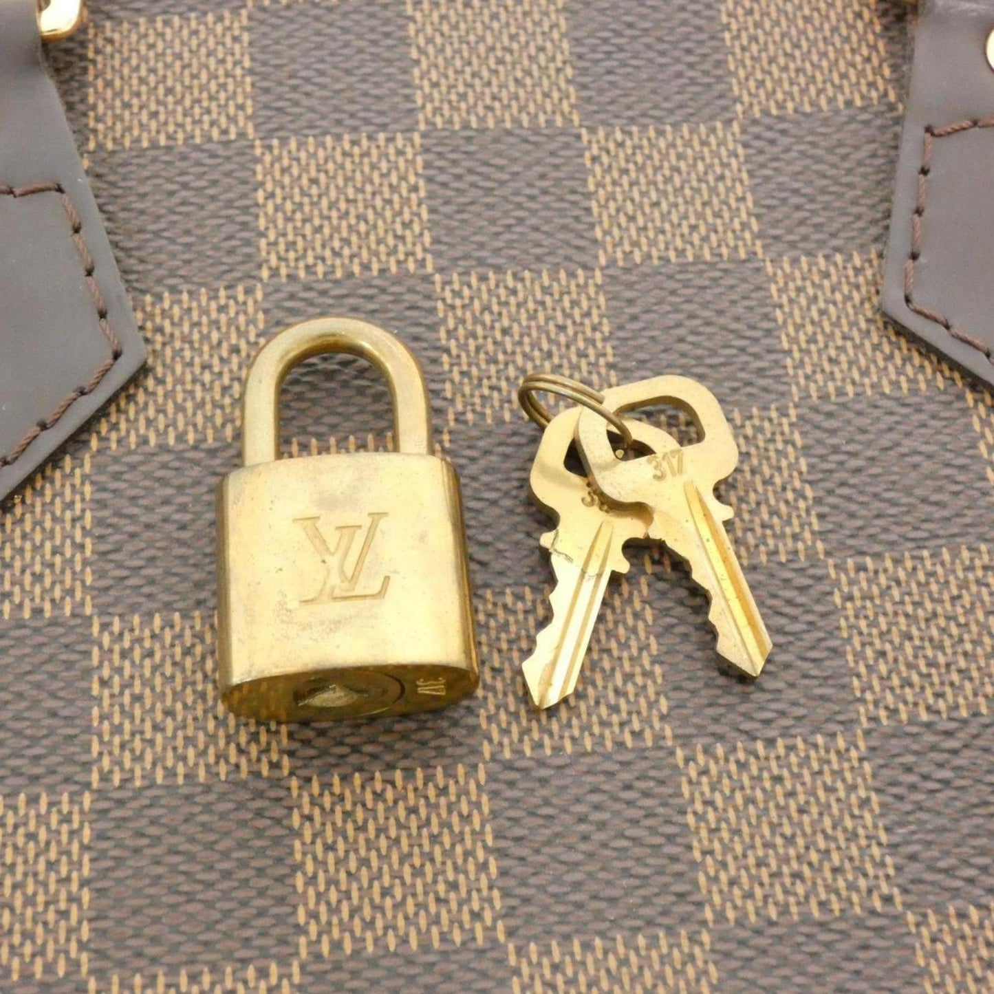 Louis Vuitton Coated Canvas Brown Handbags