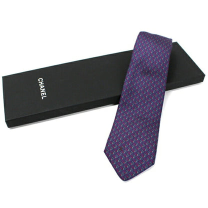 Chanel Silk Blue Ties