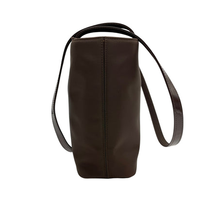 Versace Nylon Brown Shoulder Bags
