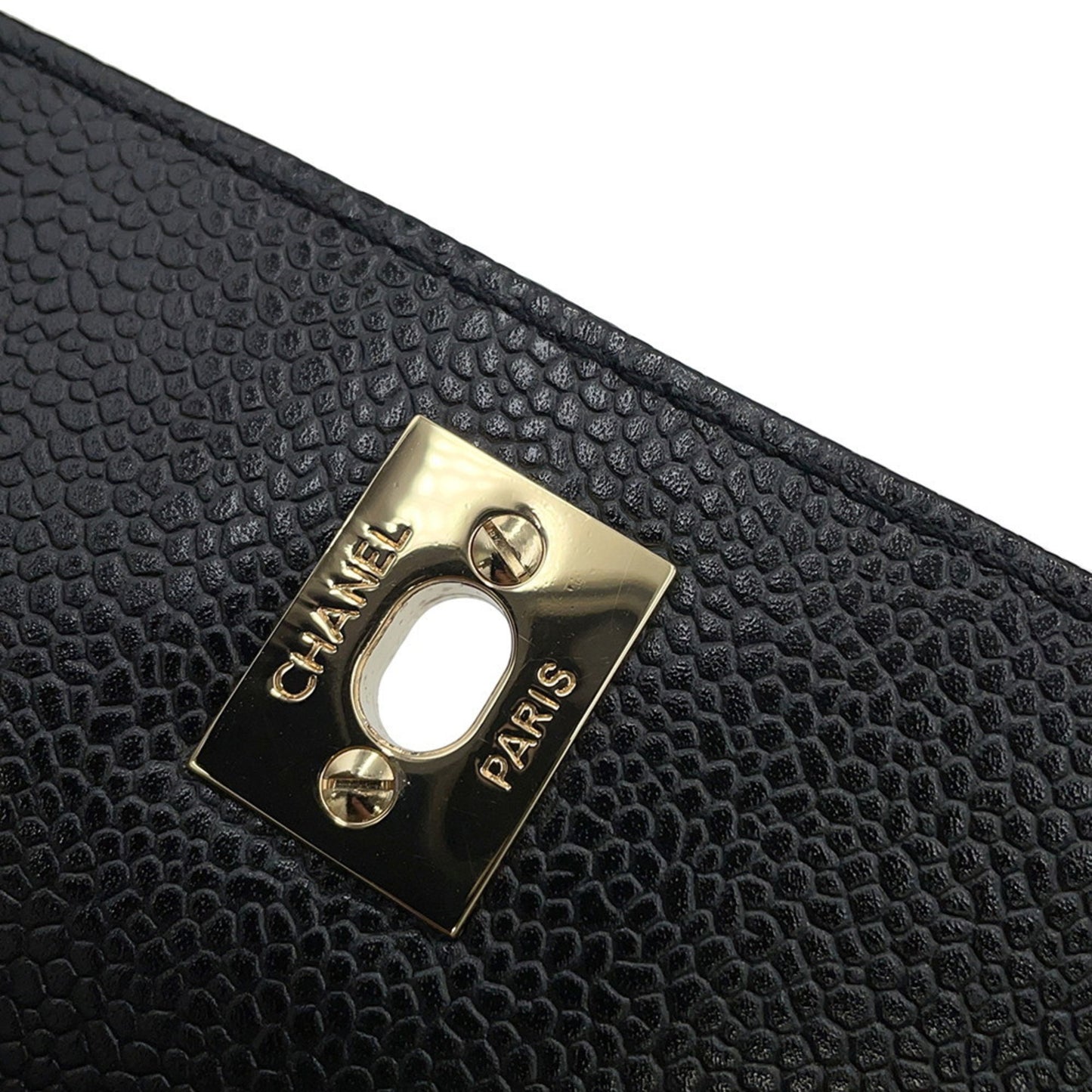 Chanel Calfskin Black Handbags