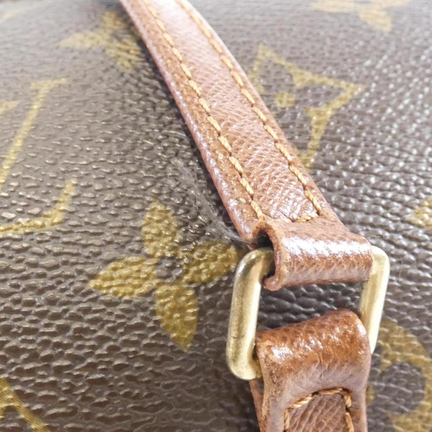 Louis Vuitton Coated Canvas Brown Handbags