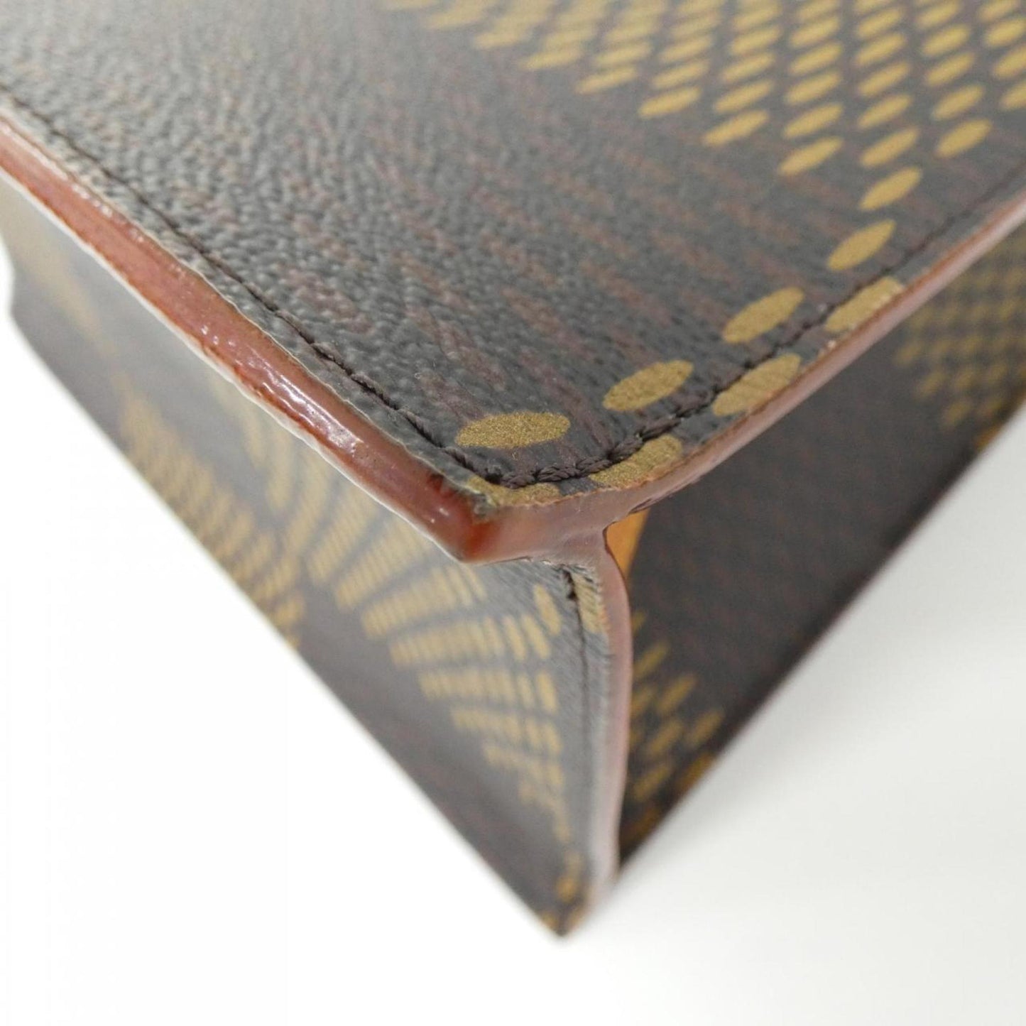 Louis Vuitton Coated Canvas Brown Handbags