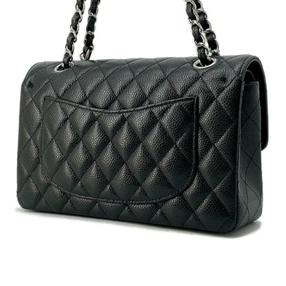 Chanel Calfskin Black Shoulder Bags
