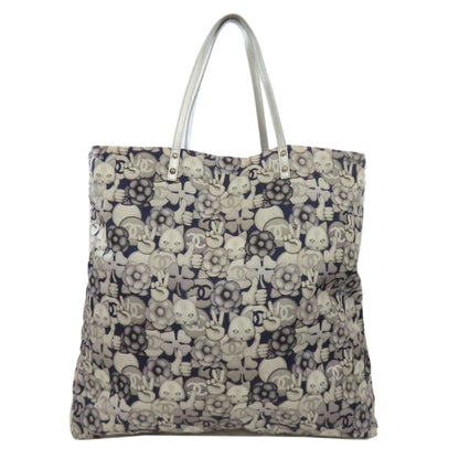 Chanel Nylon Gray Tote Bags
