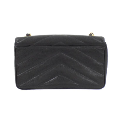 Chanel Calfskin Black Shoulder Bags