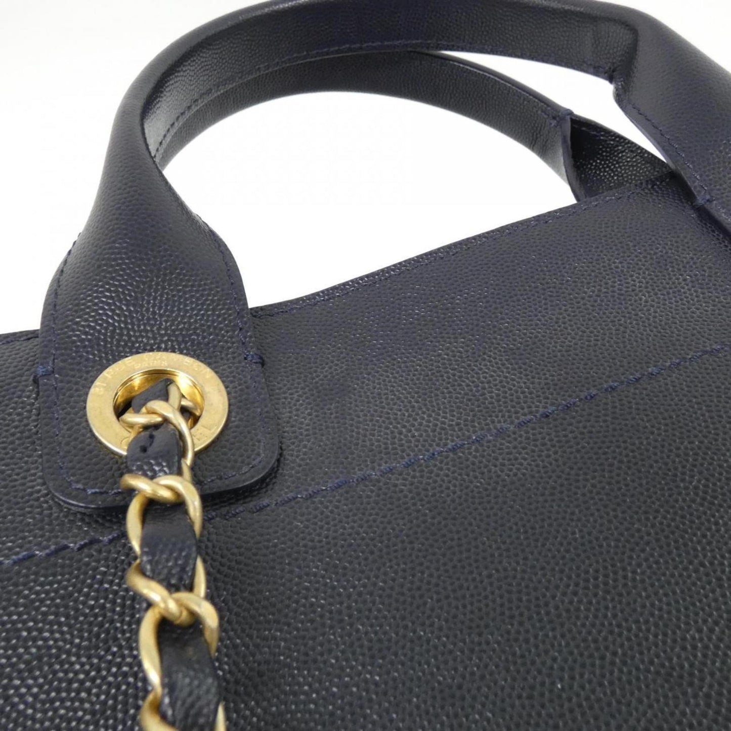 Chanel Calfskin Blue Handbags