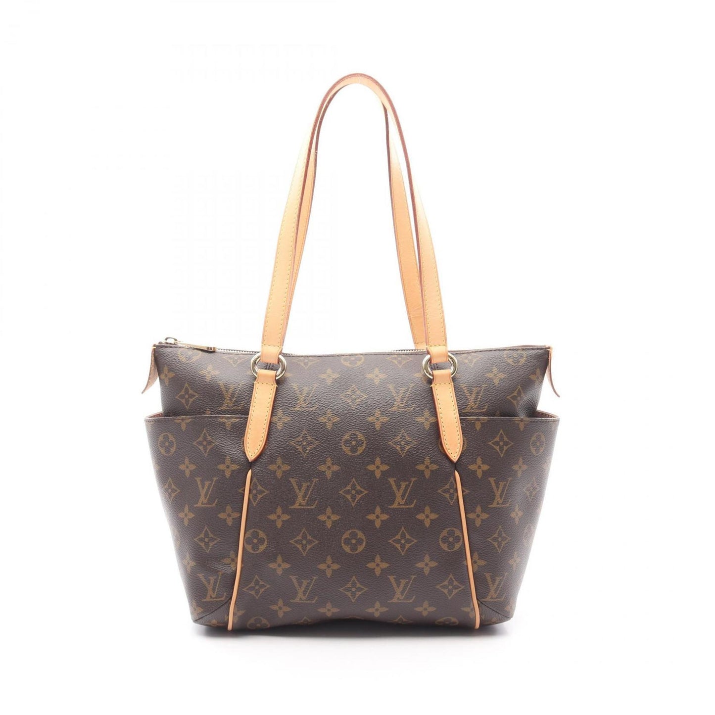 Louis Vuitton Coated Canvas Brown Tote Bags