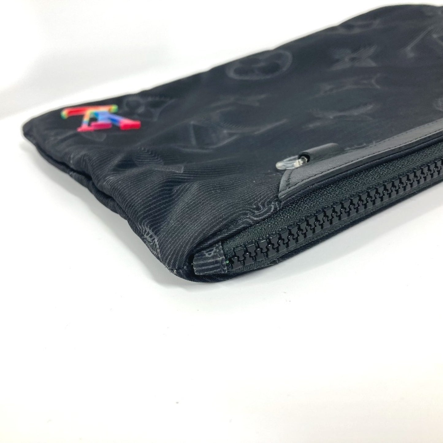 Louis Vuitton Nylon Black Clutch Bags