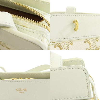 Celine Pvc White Shoulder Bags