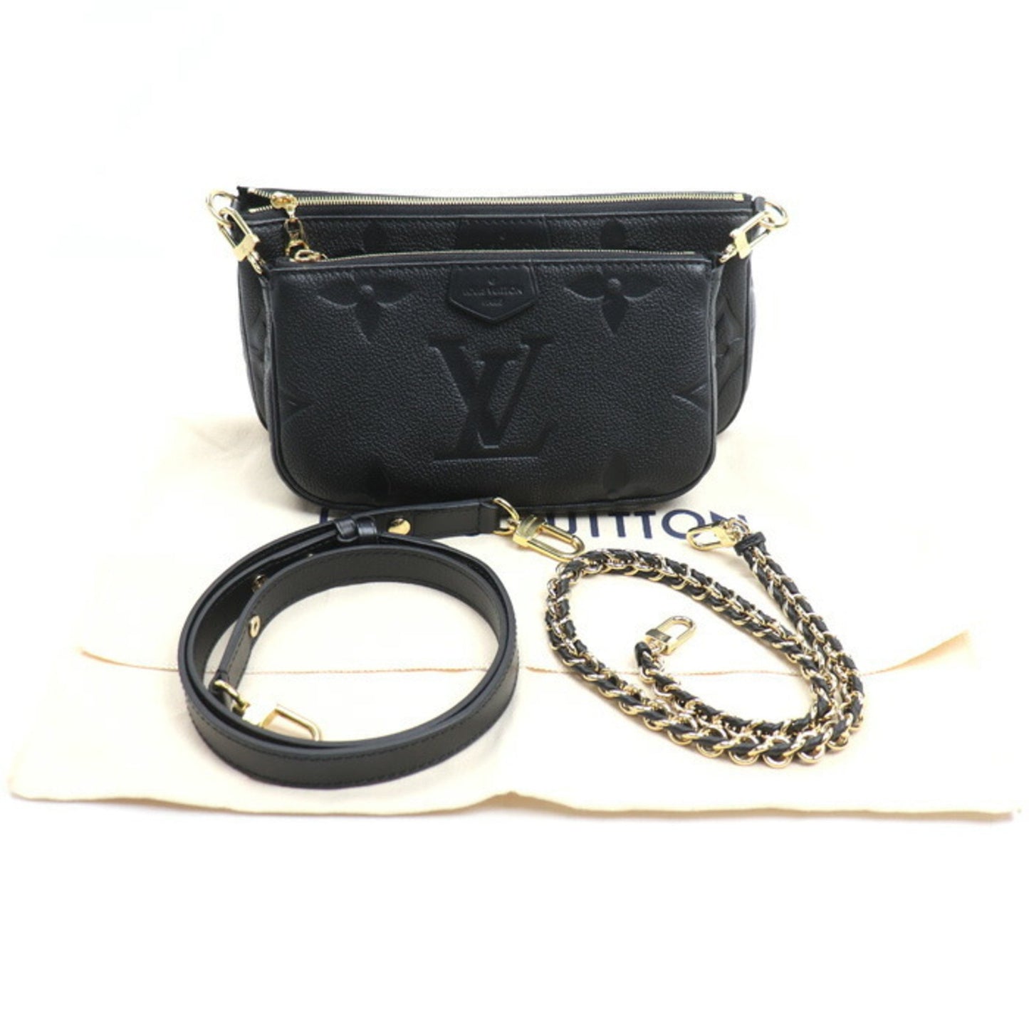 Louis Vuitton Empreinte Black Shoulder Bags